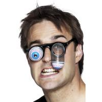 droopy eye specs black with metal spring