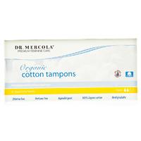 dr mercola organic cotton tampons regular 16 x units