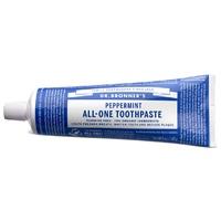 dr bronners fluoride free peppermint toothpaste 140g