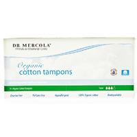 Dr Mercola Organic Cotton Tampons Super - 14 x Units
