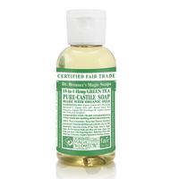 dr bronners green tea castile liquid soap 59ml