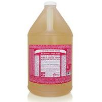Dr. Bronner\'s Rose Castile Liquid Soap - 3.8L
