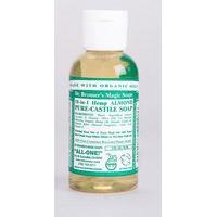 Dr. Bronner\'s Organic Almond Castile Liquid Soap - 59ml