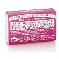 dr bronners rose organic soap bar