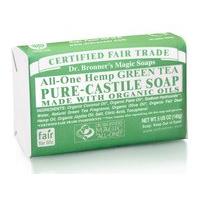 Dr. Bronner\'s Green Tea Organic Soap Bar