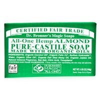 Dr Bronner\'s Almond Organic Soap Bar - 140g