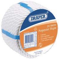 Draper 88227 28m x 9mm 3 Core Terylene Rope