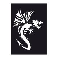 Dragon 2 Adhesive Stencil