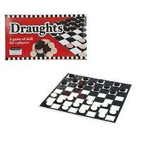 Draughts Board Game Traditional Indoor Fun Boredom-busting Game Whole Family Fun