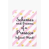 Dreams and Prosecco Notebook & Pen - pink