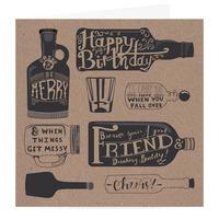 Drinking Birthday Card