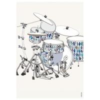 Drum Kit | Birthday Card | BO1040