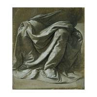 Drapery for a Sitting Figure 2 By Leonardo da Vinci