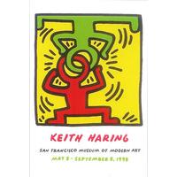 Drawing for \"Headstand\" By Keith Haring