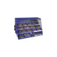 Drill Bit Storage Case with 188 Titanium-coated Spiral Drills Westfalia