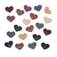 Dress It Up Shaped Novelty Buttons Quilt Hearts