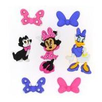 Dress It Up Disney Shaped Novelty Buttons Minnie Mouse Bowtique