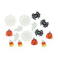 Dress It Up Shaped Novelty Buttons Things That Go Boo! Halloween