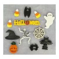 Dress It Up Shaped Novelty Buttons Spooktacular Halloween