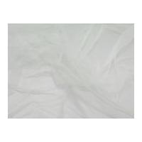 Dress Net Fabric Silk White