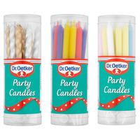 dr oetker party candles 18 pack