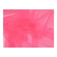 Dress Net Fabric Flo Cerise