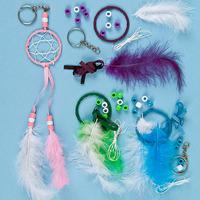 Dreamcatcher Keyring & Bag Dangler Kits (Pack of 24)