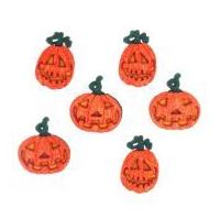 dress it up shaped novelty buttons glitter pumpkins halloween