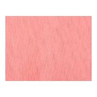 Dress Net Fabric Fired Coral