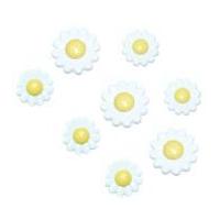 Dress It Up Shaped Novelty Buttons Daisies