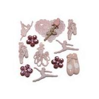 dress it up shaped novelty button embellishment packs at the ballet