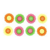 Dress It Up Shaped Novelty Buttons Beach Blooms