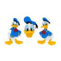 dress it up disney shaped novelty buttons donald duck