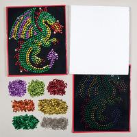 Dragon Sequin Picture Kit (Pack of 10)