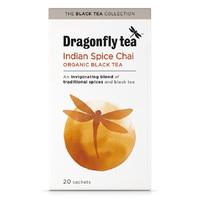 dragonfly black tea indian chai x 20 bags