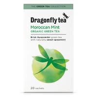 dragonfly teas organic moroccan mint green tea 20 bags