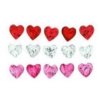 dress it up shaped novelty buttons hearts desire