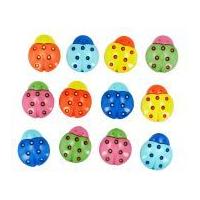 dress it up shaped novelty buttons cute as a bug