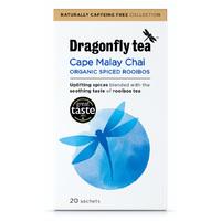 Dragonfly Teas Cape Malay Organic Rooibos Chai Tea - 20 Bags