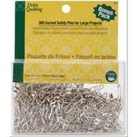 dritz quilting steel curved basting pins size 1 300pkg 243642