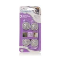 dreambaby mini multi purpose latch silver 2 packs