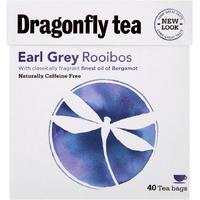 Dragonfly Rooibos Earl Grey Tea - Naturally Caffeine Free - 40 Bags