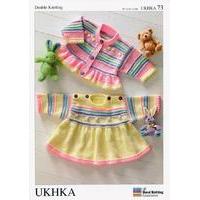 Dress and Cardigan in Baby DK (U...