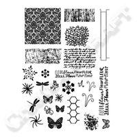 Dreamees Floral Accessories A5 Stamp Set 403638