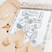 Dreamees Beautiful Birds Stamp and MDF Collection 405489