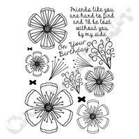 Dreamees Sensational Flowers A5 Stamp Set 405341
