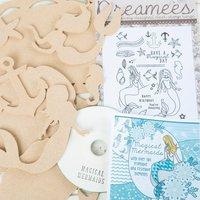 Dreamees Magical Mermaids Collection - Includes A5 Stamp Set, MDF Collection and CD ROM 403408