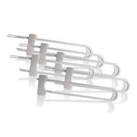 Dreambaby Sliding Lock (Pack of 6, Silver colour)