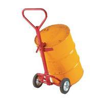 drum truck red 350mm rubber tyres