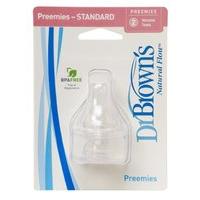 Dr Browns Premmie Standard Neck Teats (2 Pack)